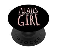 Pilates Ragazza Con Stile Boemia Cuore Freccia Grafica PopSockets PopGrip Adesivo