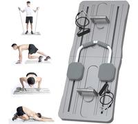 Pilates Reformer Board - Piastra multifunzione per esercizi addominali per forza core, equilibrio, flessibilità e allenamento a tutto il corpo, ideale per principianti e appassionati di fitness