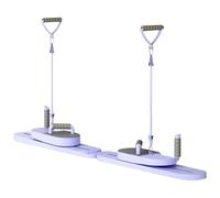 Pilates Reformer Board | Riformatore portatile per pilates | Attrezzatura per pilates di tipo split | Attrezzatura per il fitness Macchina addominale Tipo diviso per allenamento di del core