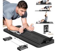 Pilates Reformer Board Set Tavola for esercizi addominali multifunzionale Plank Trainer Rimbalzo automatico(3)
