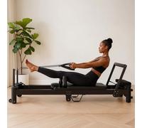 Pilates Reformer, Letto Yoga Pieghevole Multifunzionale, Attrezzatura per Allenamento della Forza A Casa