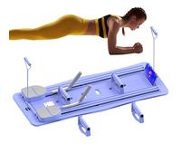 Pilates Reformer Macchina per la casa Multifunzionale Tavola addominale Rimbalzo Automatico Ab Roller Wheel Training Board Attrezzatura per allenamento completo del corpo, Tavola per esercizi per