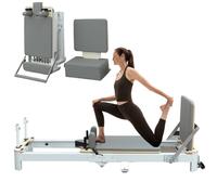 Pilates Reformer, Macchina Pieghevole E Compatta per Pilates Reformer Adatta per Studio, Palestra E Yoga