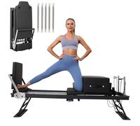 Pilates Reformer Macchina pieghevole Pilates Reformer Core Bed Attrezzatura regolabile Pilates Reformer Forza Letto per Esercizio per l'allenamento in palestra a casa