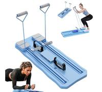 Pilates Reformer Machine, pieghevole Pilates Attrezzatura per la casa pieghevole Pilates Reformer Rimbalzo Automatico Ab Roller Board Per Stretching Equilibrio Esercizio Allenamento