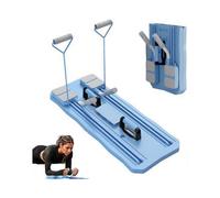 Pilates Reformer Set Foldable Ab Roller Board for Home Workout MultiPurpose FullBody Pilates Reformer Board Automatic Rebound Function