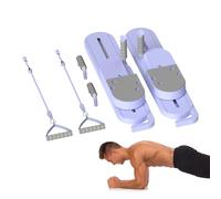 Pilates Reformer | Set riformatore per pilates di tipo split | Attrezzatura fitness multifunzione per interni, gambe, braccia, allenamento di del tronco, sport, viaggi, palestra, yoga senior
