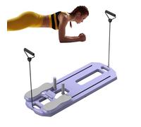 Pilates Reformer Set - Riformatore portatile per pilates - Attrezzatura per esercizi | Sliding Pilates Reformer Board, Multi-Purple Fold Pilates Skateboard, Reformer Pil