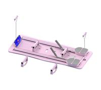 Pilates Riformatrice multifunzionale - Rullo ruota addominale pieghevole | Macchina di allenamento centrale per allenamento addominale, supporto per ferri e allenamento a casa, ideale pa