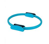 Pilates Ring Fitness Trainer, 15 Inch Pilates Ring Fitness Circle, Dual Padded Handles Yoga Rings for Beginners Toning Arms, Thigh, for Home Workout Mat & Reformer Workouts (Blue)