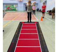 Pilates tappetino fitness Tappetino for allenamento con la corda for saltare nella sala giochi, misuratore for allenamento con salto in lungo sportivo(Adult)