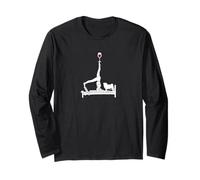 Pilates vino Reformer Pilates con amante del carlino Maglia a Manica