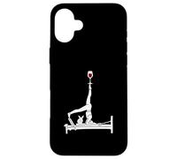 Pilates vino Reformer Pilates con coniglio Custodia per iPhone 16 Plus