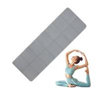 Pilates Yoga Pad - 183 x 61 x 0,4 cm, morbido da ginnastica, pieghevole, comodo tappetino antiscivolo per fitness, tappetino per allenamento portatile, tappetino elastico resistente per uomo e