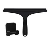 Pildatrice per lucidatura con lama tergicristallo per finestra con supporto per gancio, accessori per la pulizia versatili | Bagno e piastrelle per specchio, strumenti pratici per la lucentezza e