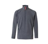 Pile 1/2 zip 220 gr/mq grigio - 08 tg. xl