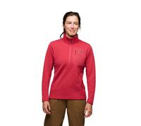 Pile 1/2 Zip donna Black Diamond Diverge Rouge XS