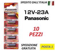 Pile 23A 12V PANASONIC LRV08. 10Pezzi