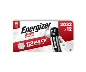 Pile a Bottone Litio CR2032 Energizer Pack da 12 Senza Mercurio