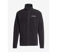 adidas Uomo Terrex Multi Full Zip Fleece Jacket, Black, XL