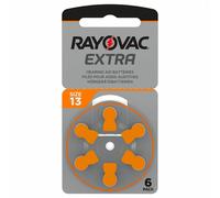 180 Batterie PILE RAYOVAC Extra 13 per Apparecchi Acustici PROTESI udito PR48