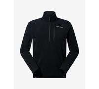 Berghaus Prism Micro Polartec 1/2 Zip Maglia in Pile, Uomo, Black/Black, XL