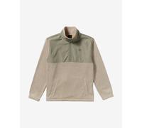 Pile Billabong Boundary Blocked half zip beige verde - L