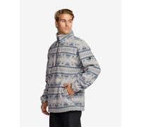 Pile Billabong Boundary half zip grigio blu - S