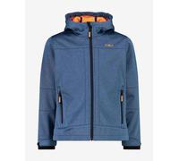 Pile CMP Hood Fix Melange Softshell blu arancione bambini - 12