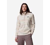 Pile Columbia Benton Springs Printed Half Zip beige bianco donna - L