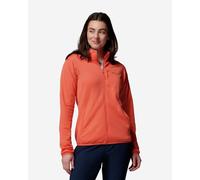 Pile Columbia Essential Hike Grid Fleece Full Zip arancione intenso donna - M
