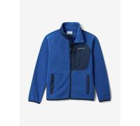 Columbia – Giacca in pile Fast Trek V Full Zip – Poliestere riciclato – Taglia M Ragazzo Blu navy