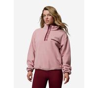 Felpa da donna Columbia Helvetia™ II Cropped Half Snap Fleece Taglia: M / Colore: rosa