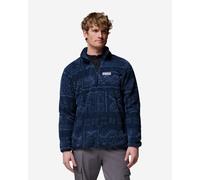 Columbia - Pile caldo e casual - Rugged Ridge High Pile Half Zip Coll Navy Deschutes Days per Uomo in Poliestere Riciclato - Taglia L - Blu
