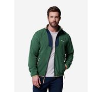 Columbia - Pile con zip bicolore - Sequoia Grove Full Zip Fleece Rain Forest Collegiate Navy per Uomo - Taglia S - Verde