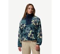 Pile Columbia Sequoia Grove Printed Half Zip blu indaco donna - S