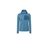 Pile con cappuccio blu da donna mountain equipment lumiko