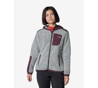 Pile con cappuccio Columbia Arctic Crest Sherpa Full Zip grigio melange granata donna - XS