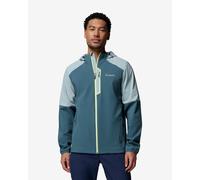 Pile con cappuccio Columbia Tech Softshell blu verdastro - L