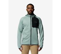 Pile con cappuccio Columbia Triple Canyon Grid Fleece Full Zip II azzurro cielo - M