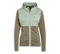 Adidas Terrex Xperior Light Full Zip Fleece Verde M Donna