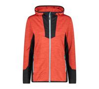 Pile con cappuccio da donna CMP Unlimitech Grid Tech Rouge XS