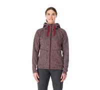 Pile con cappuccio da donna Rab Amy Rouge M