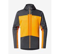 Pile con cappuccio Haglöfs ROC Flash Mid giallo grigio scuro - XL