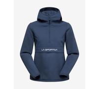 Pile con cappuccio La Sportiva Guidance Sherpa Half Zip blu notte donna - S