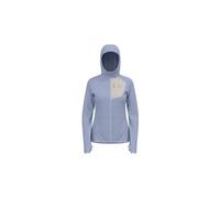 Pile con cappuccio odlo ascent blue grey donna p strong
