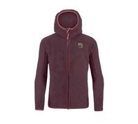 Karpos Vertice Full Zip Fleece Rosso 6 Years Ragazza