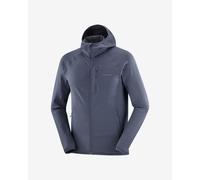 Pile con cappuccio Salomon Essential Lightwarm Full Zip blu mezzanotte - XL