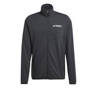 adidas Homme Terrex Multi Climawarm Full Zip Tech Fleece Jacket, Black, S