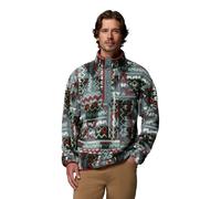 Felpa da uomo Columbia Helvetia™ II Printed Half Snap Fleece Taglia: M / Colore: grigio/rosso